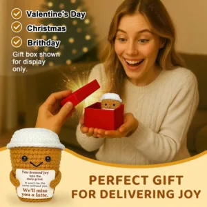 coworker leaving gift coffee 3