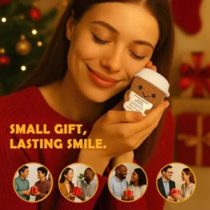 coworker leaving gift coffee 6