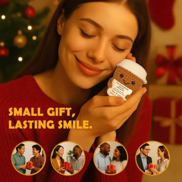 coworker leaving gift coffee 6