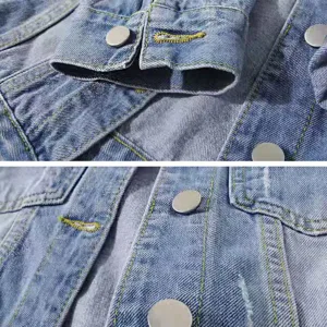 cropped denim jacket 6