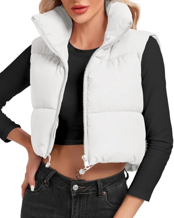cropped puffer vest 1