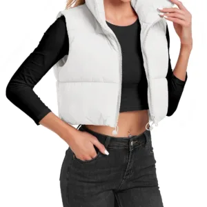 cropped puffer vest 2