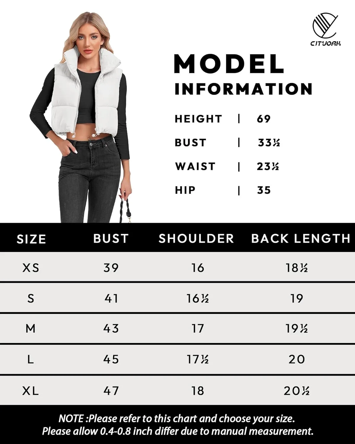 cropped puffer vest 7