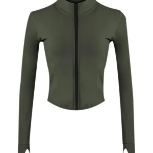 cropped workout jacket 1