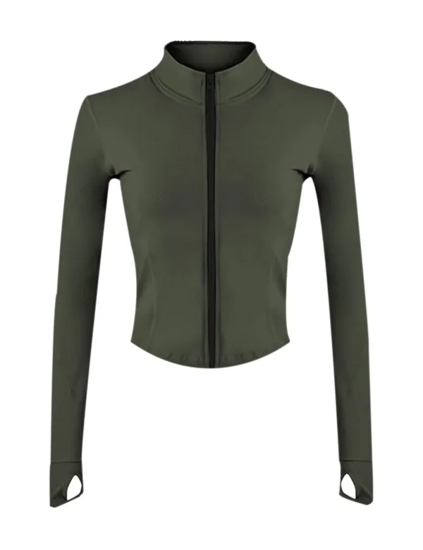 cropped workout jacket 1