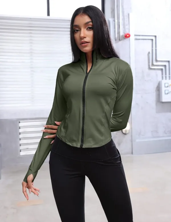 cropped workout jacket 5