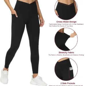 cross waist leggings pockets 4