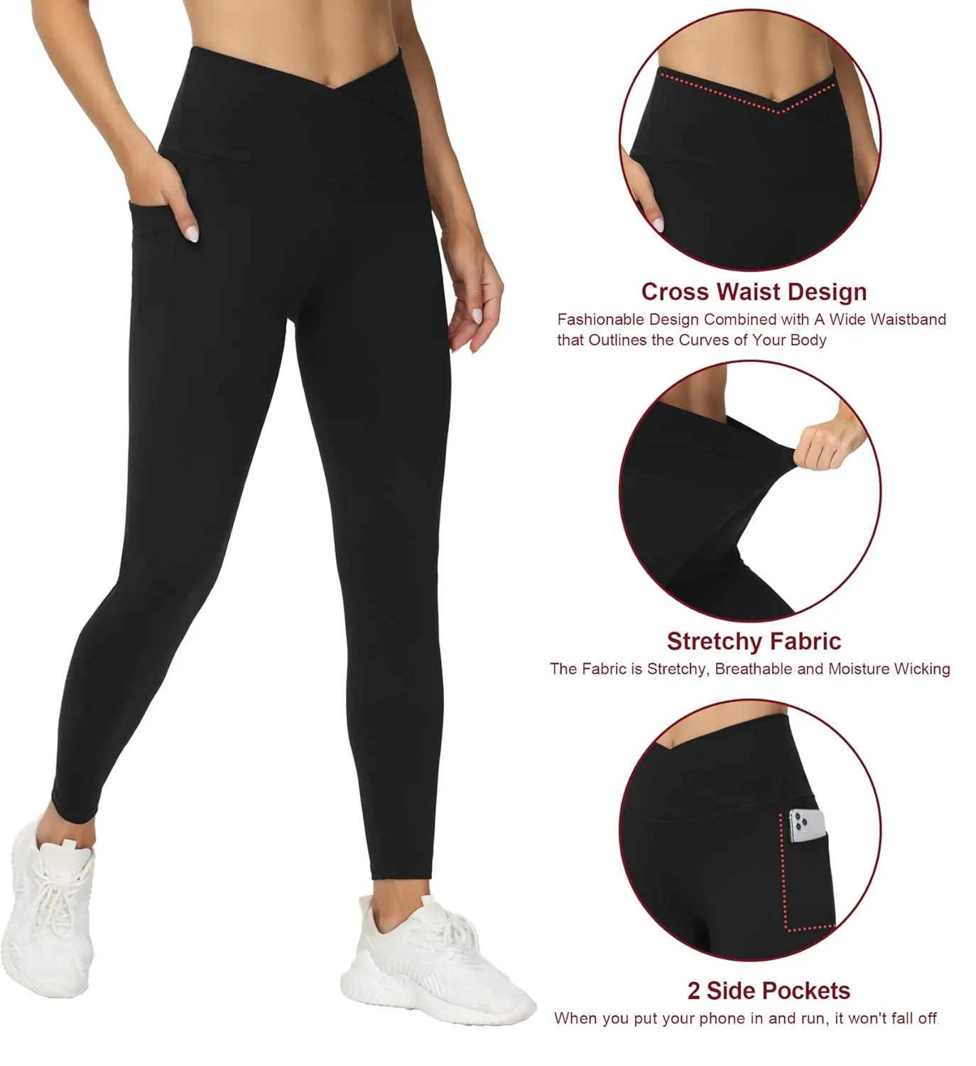 cross waist leggings pockets 4