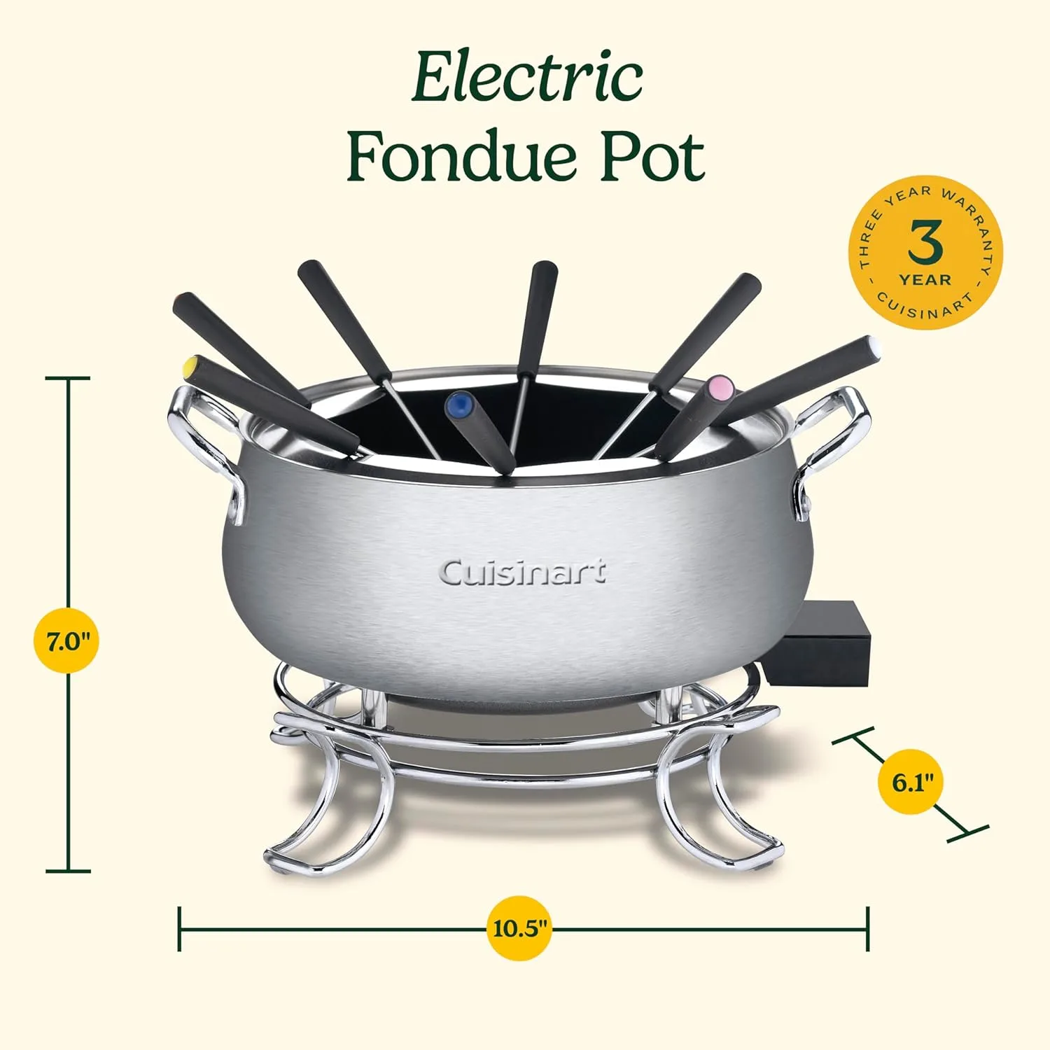 cuisinart fondue pot 6