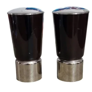 curtain finials brackets set 3