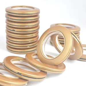 curtain grommets silver 2