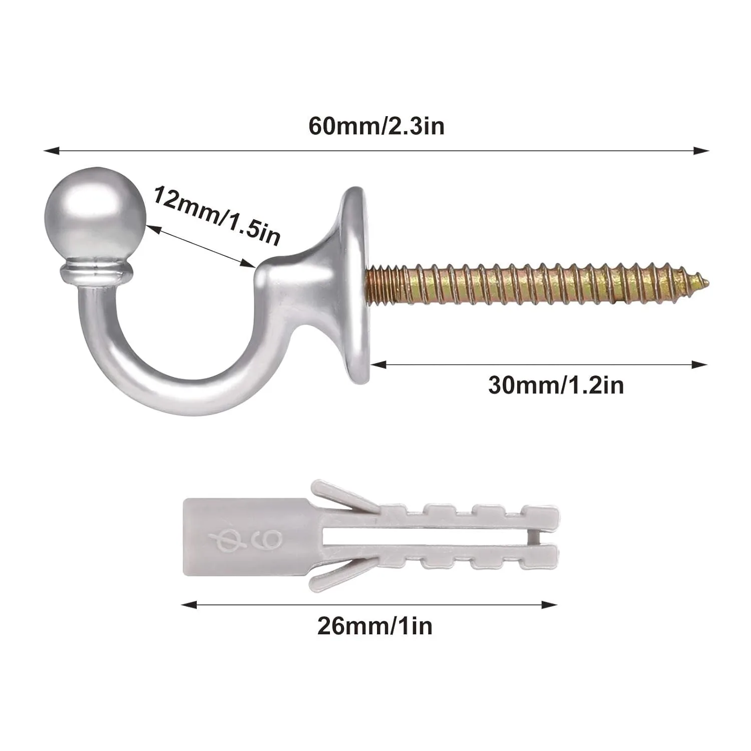 curtain hooks metal 5