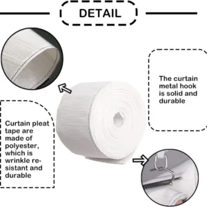 curtain pleat tape wide 7