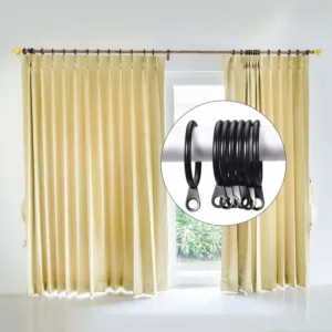 curtain rings black metal 5