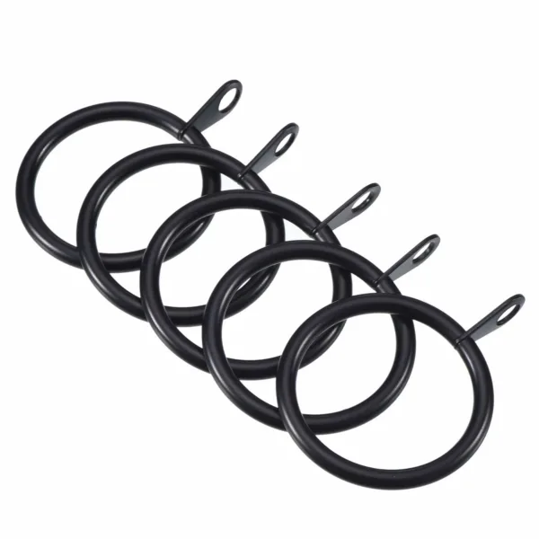 curtain rings black metal 6