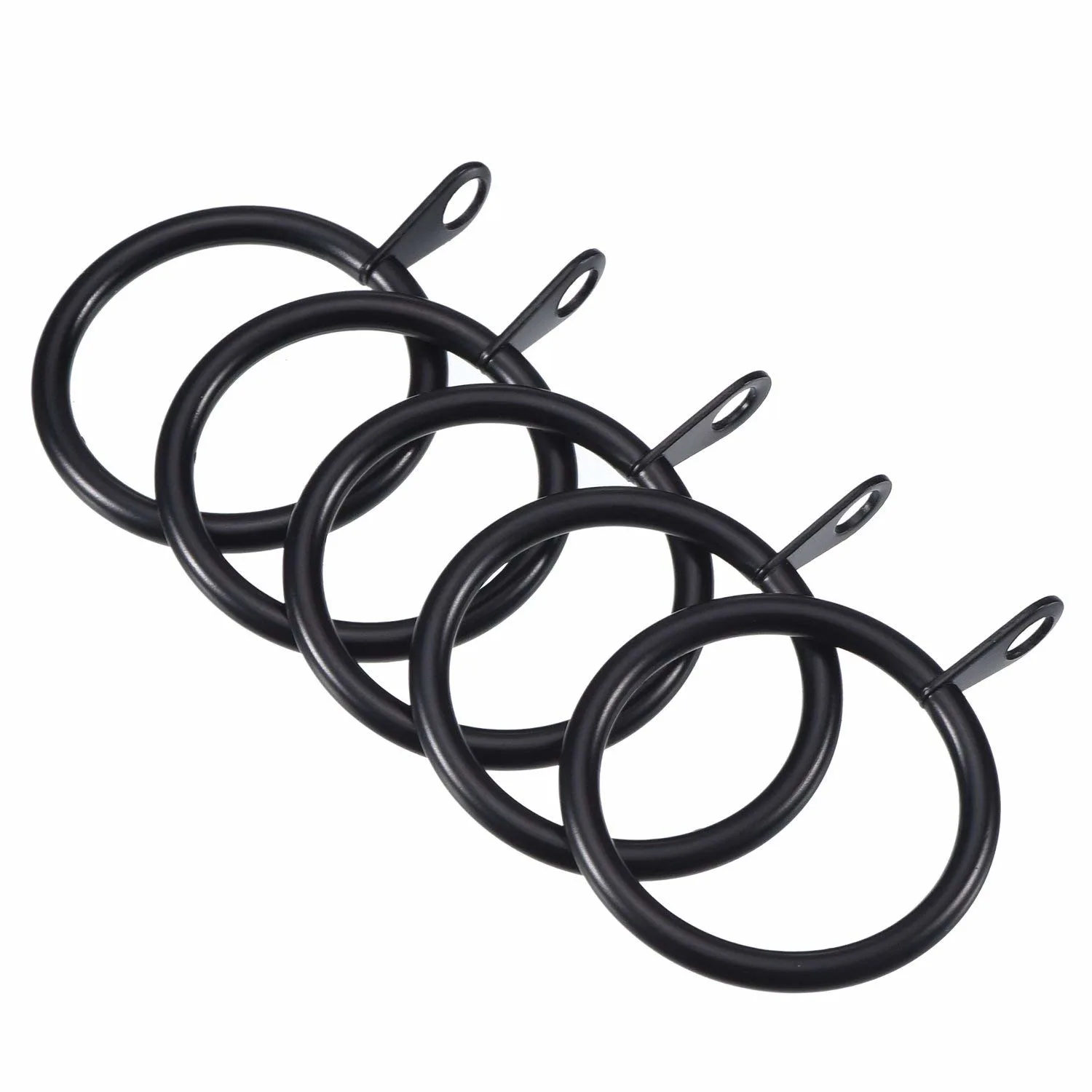 curtain rings black metal 6
