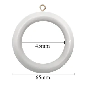 curtain rings wooden 3