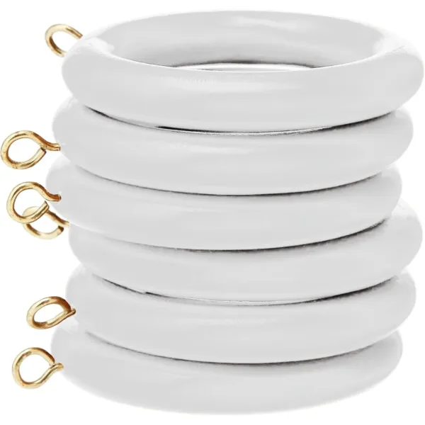 curtain rings wooden 5