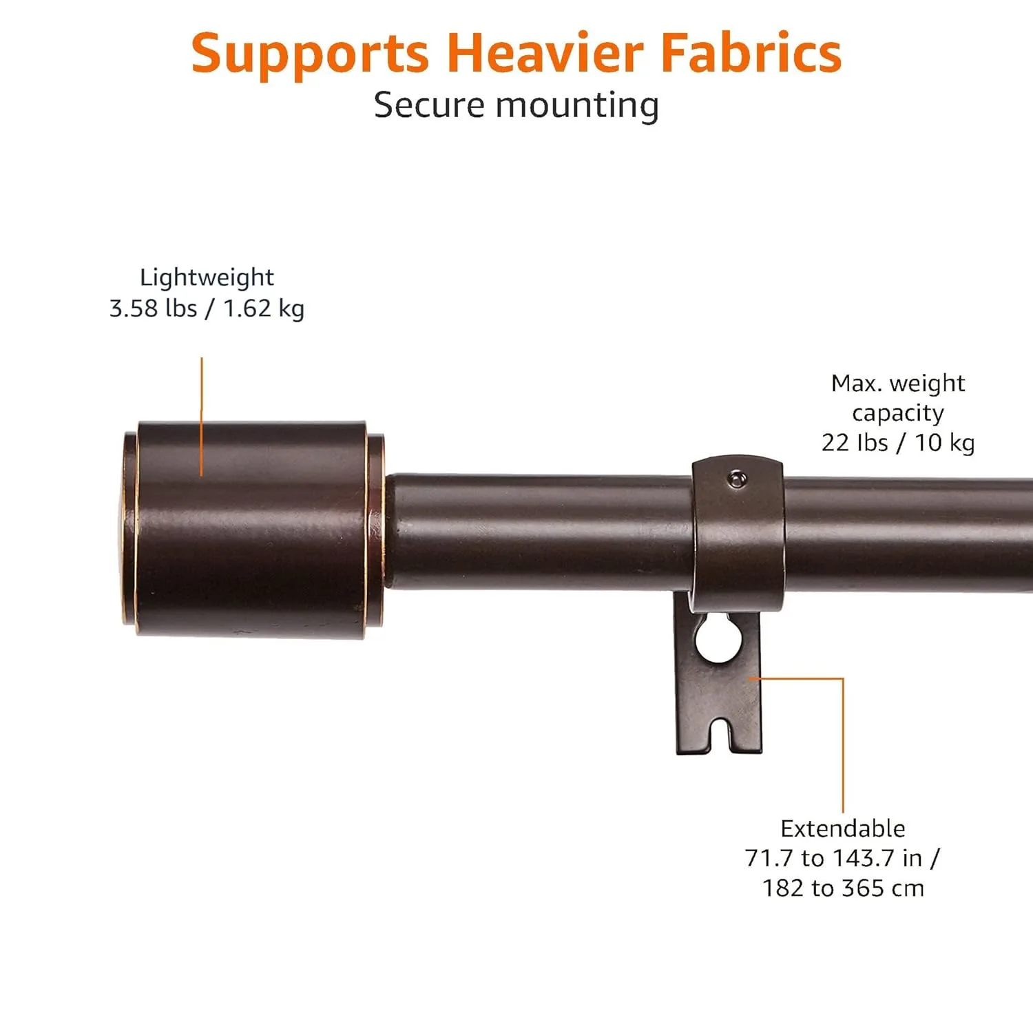 curtain rod bronze 3