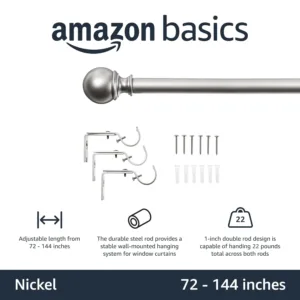 curtain rod nickel 2