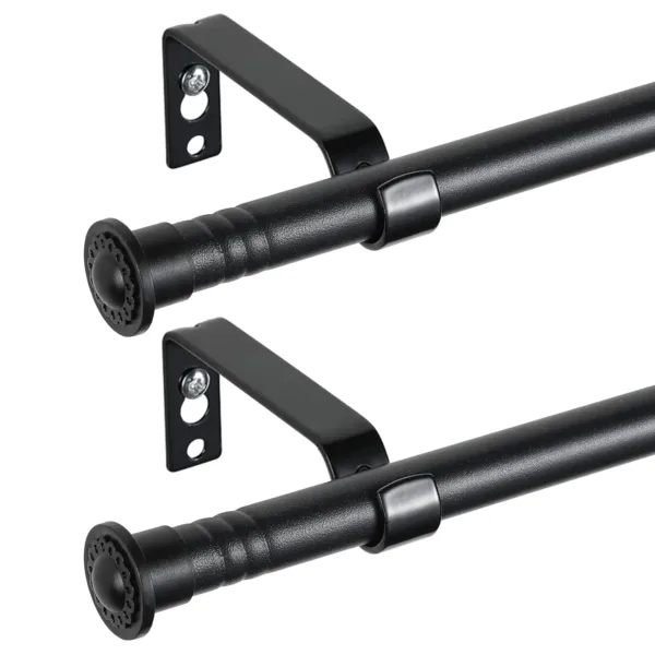 curtain rod pack black 7