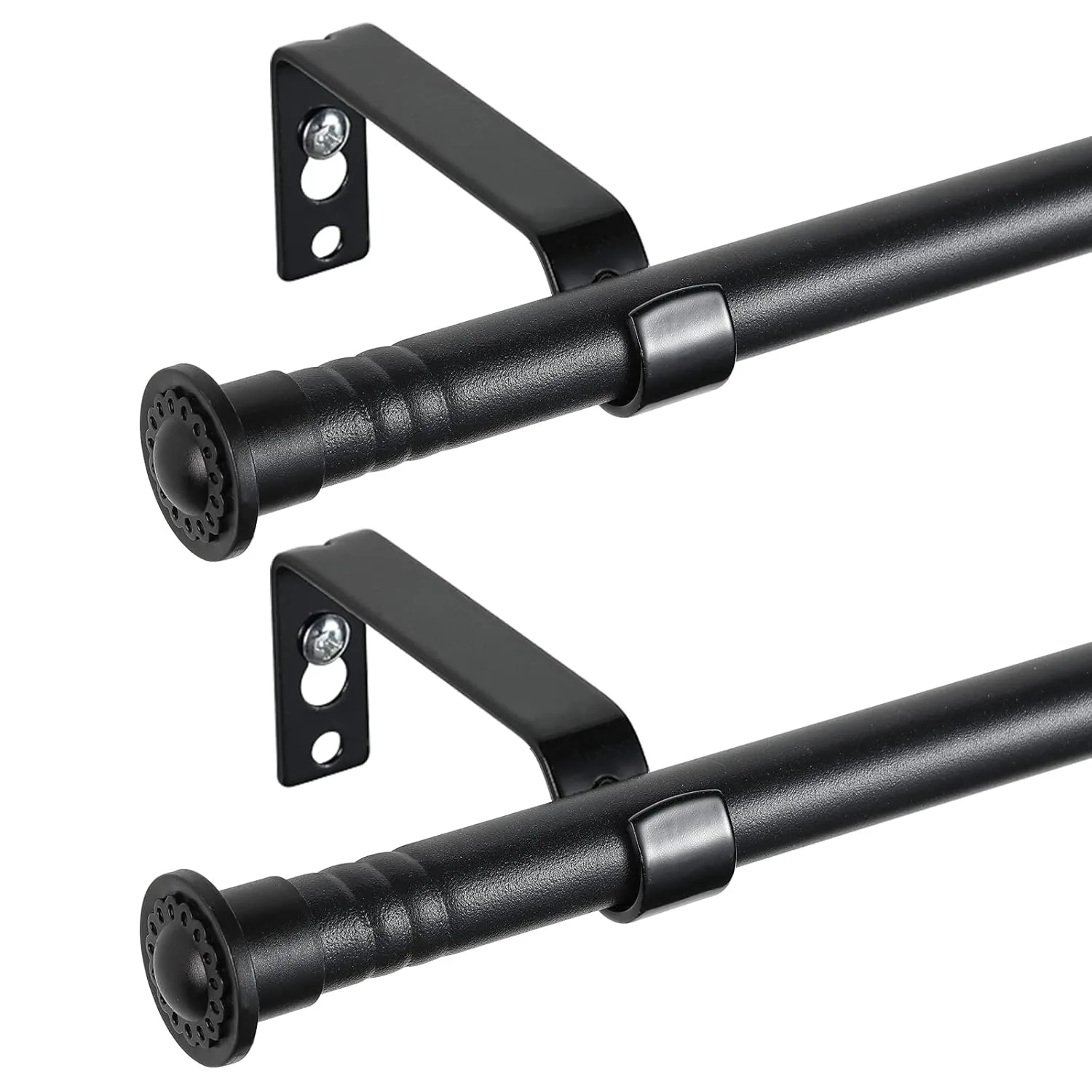 curtain rod pack black 7