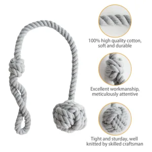 curtain tiebacks cotton rope 3