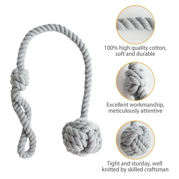 curtain tiebacks cotton rope 3