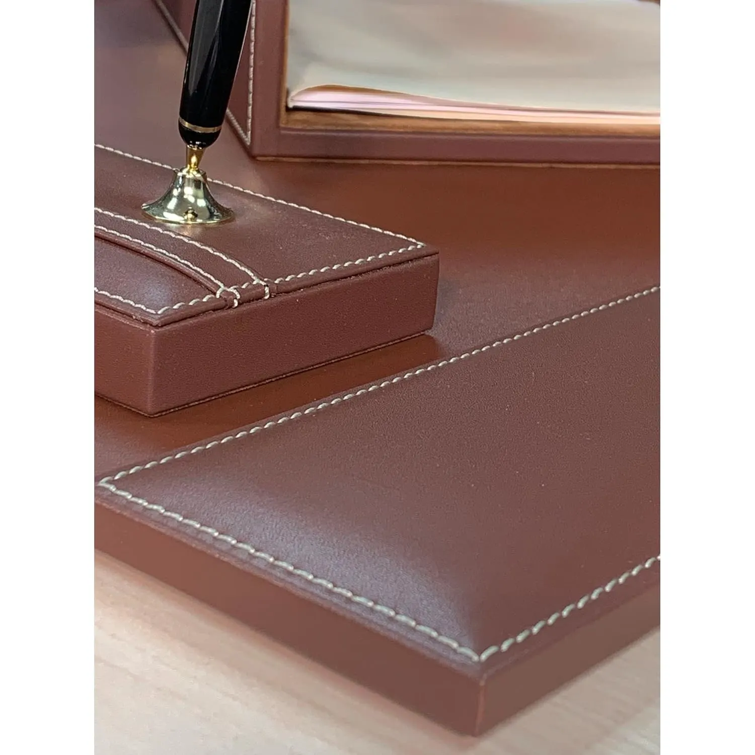 dacasso leather desk set 3