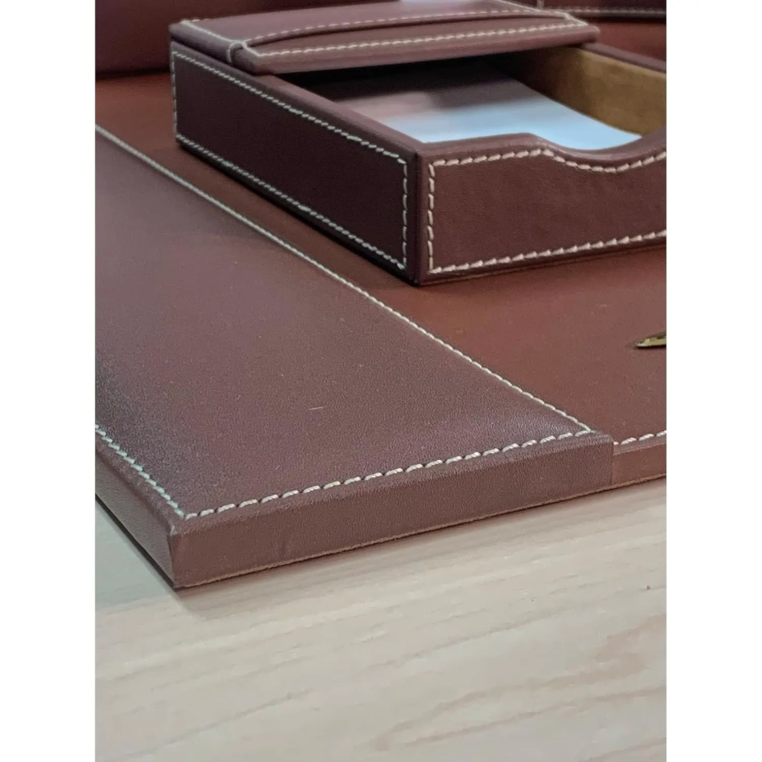 dacasso leather desk set 4