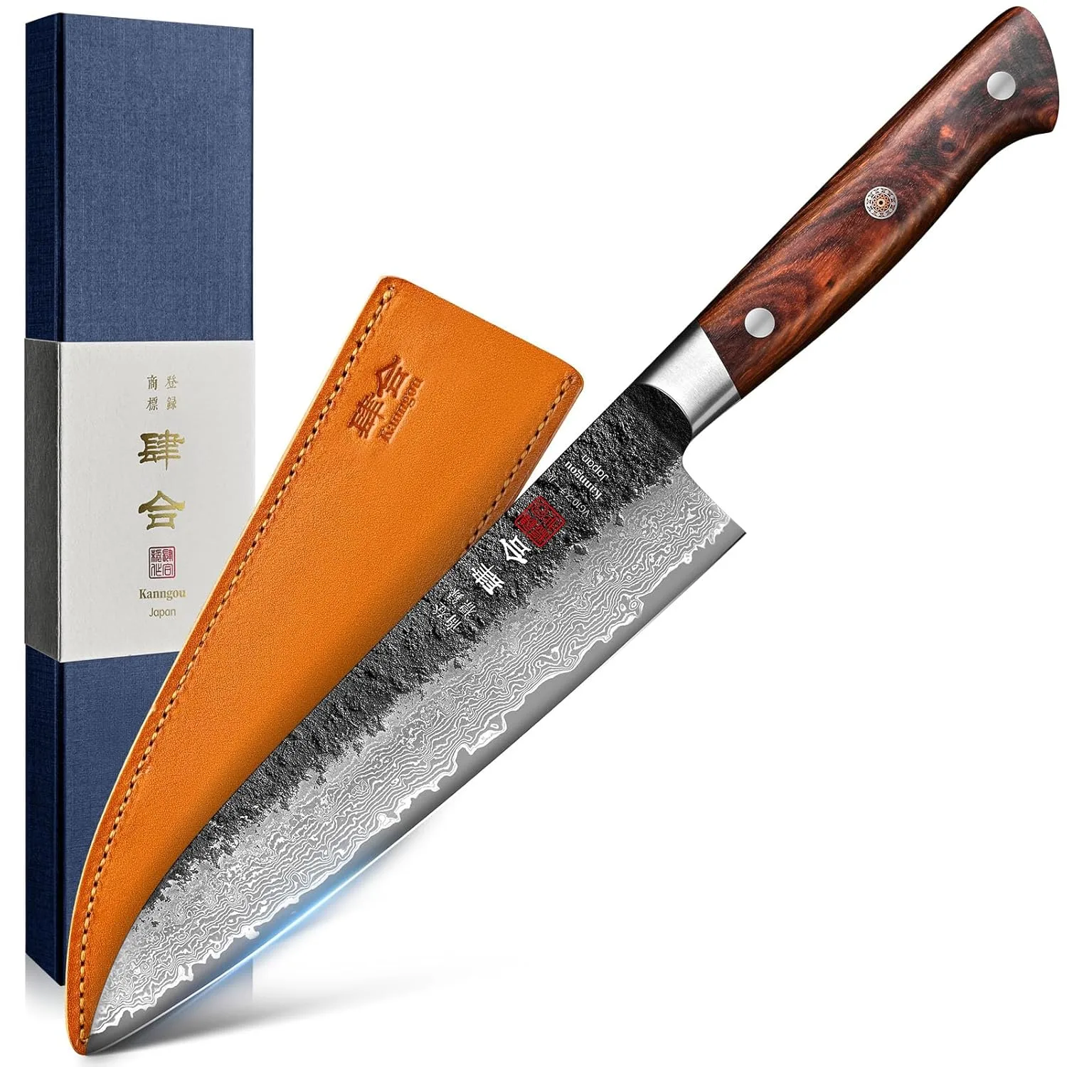 damascus chef knife 1