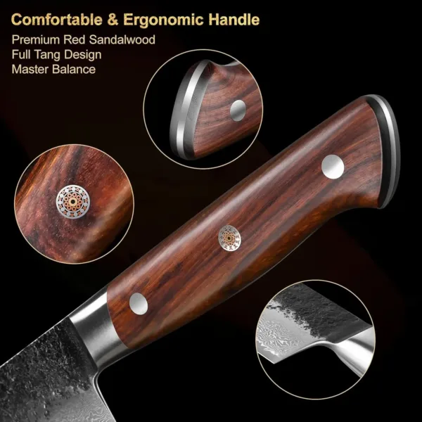 damascus chef knife 6