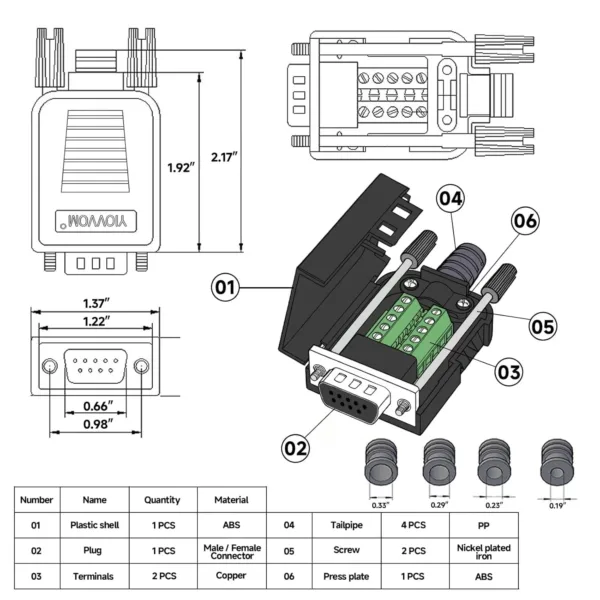 db9 serial rs232 adapter 2