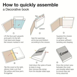 decorative book set fake 5