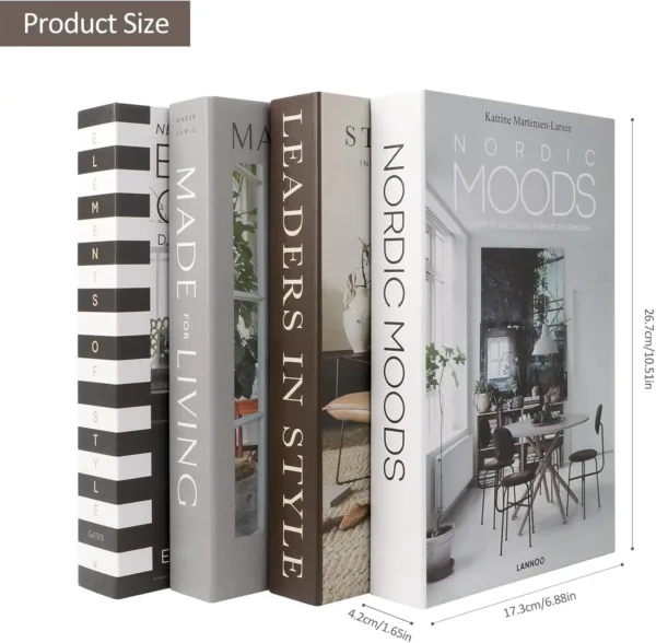 decorative books faux 2