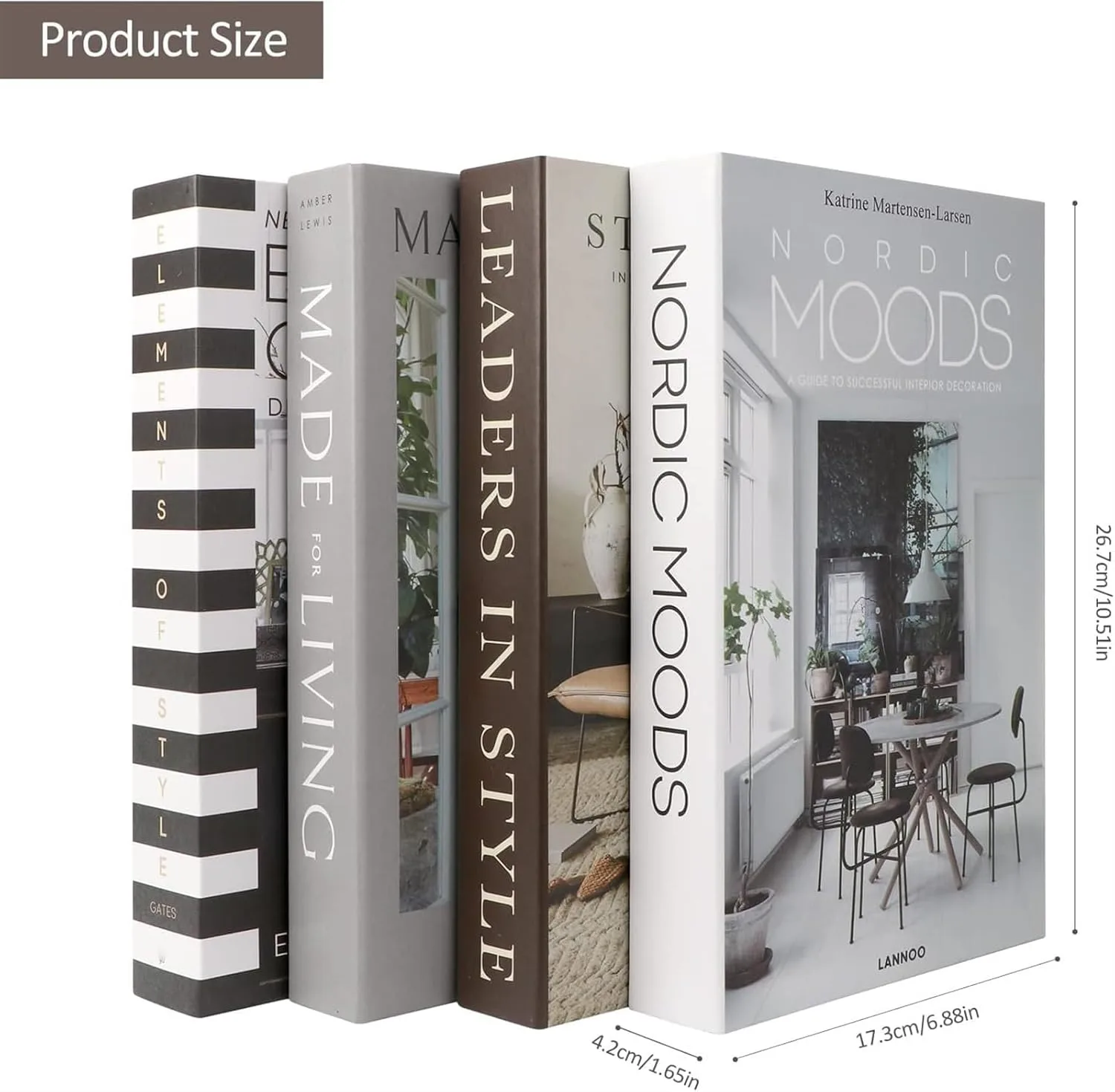 decorative books faux 2