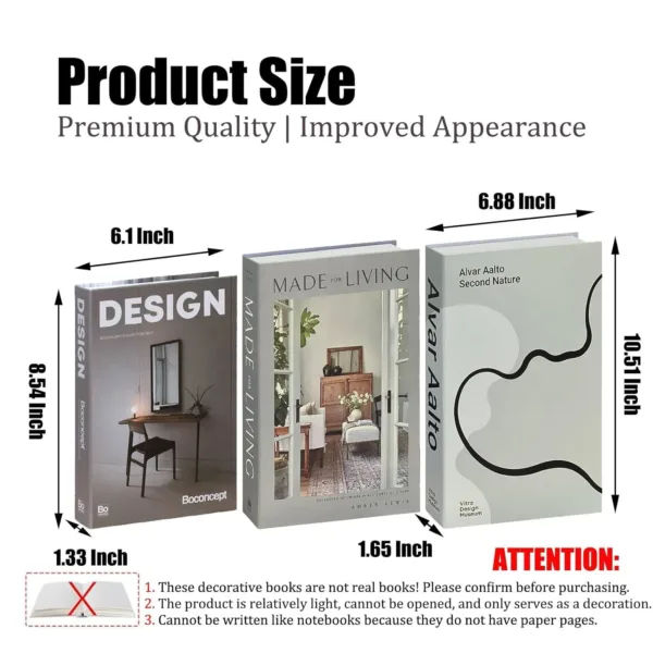 decorative faux books 6