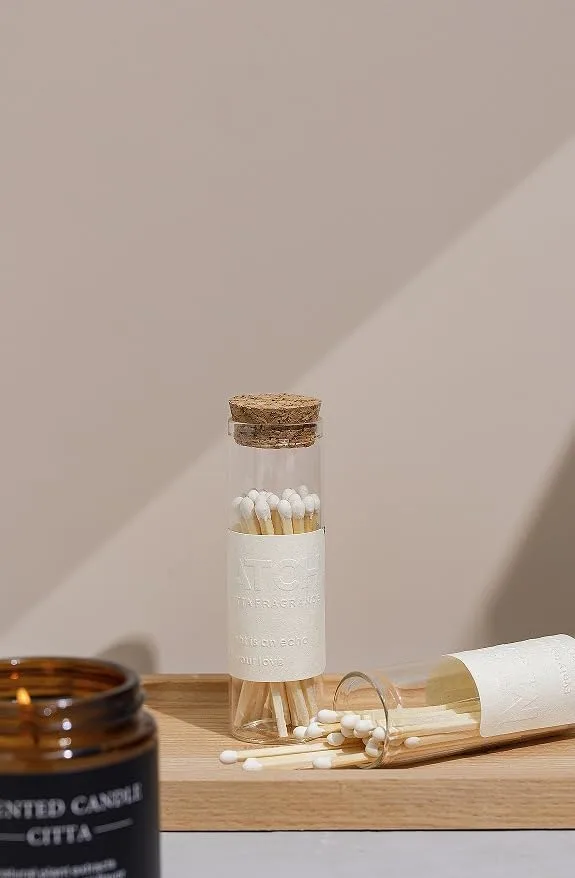 decorative matches jar 2
