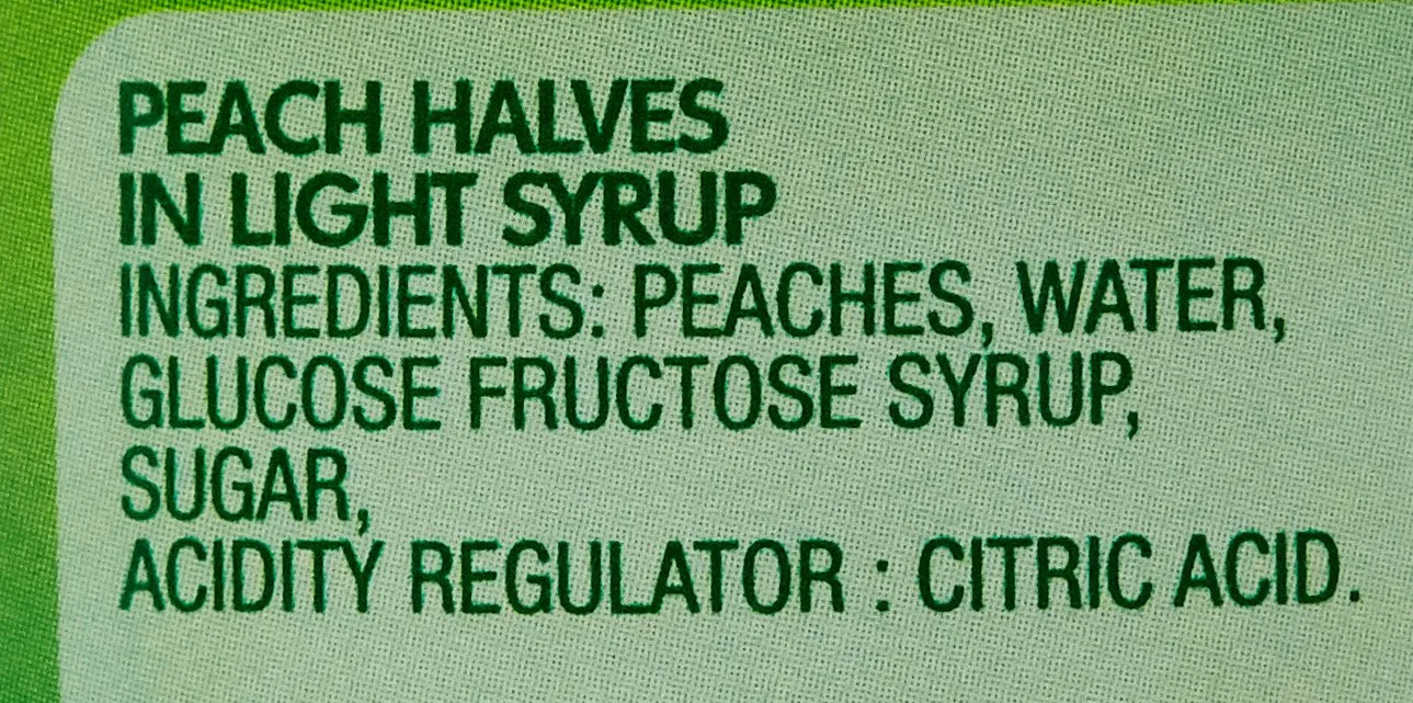 del monte peach halves 7