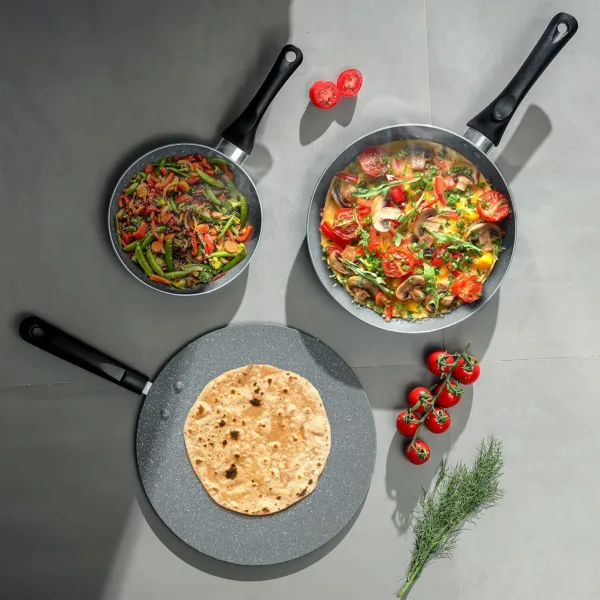 delcasa fry pan set 6