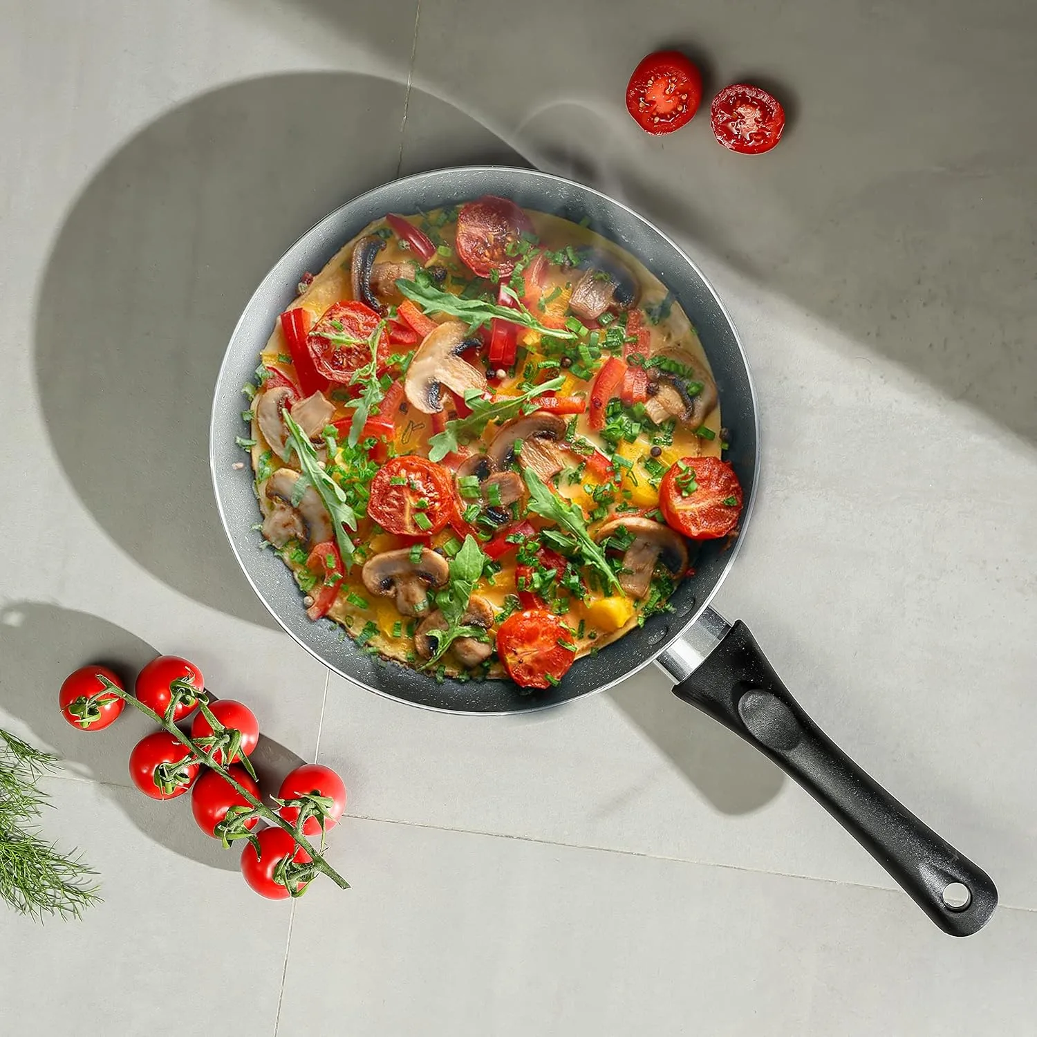 delcasa fry pan set 7