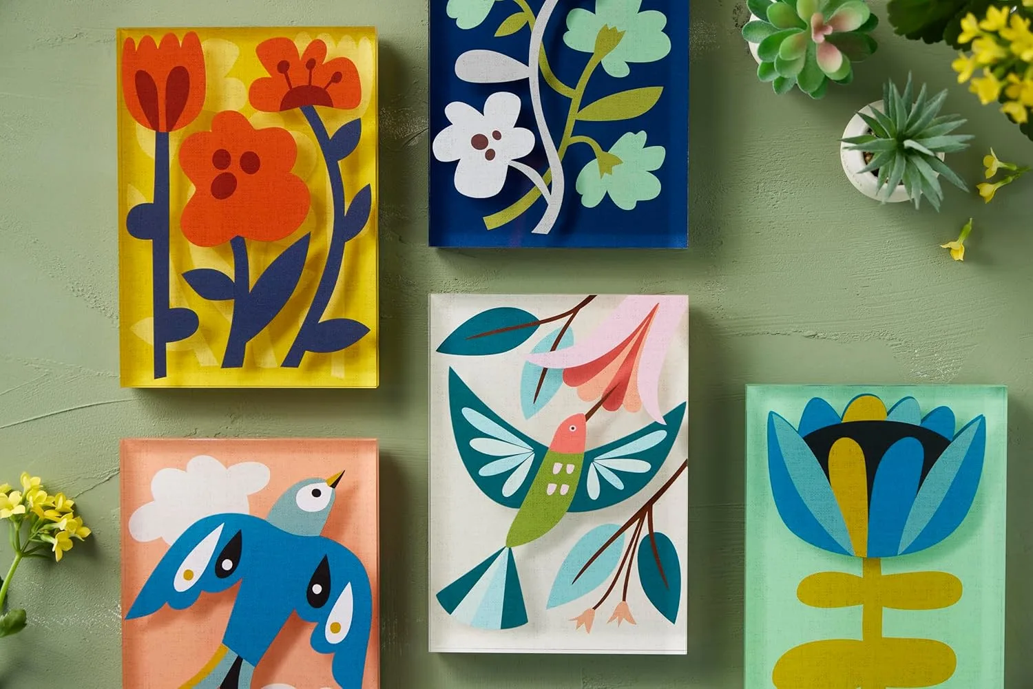 demdaco bloom wall art 6