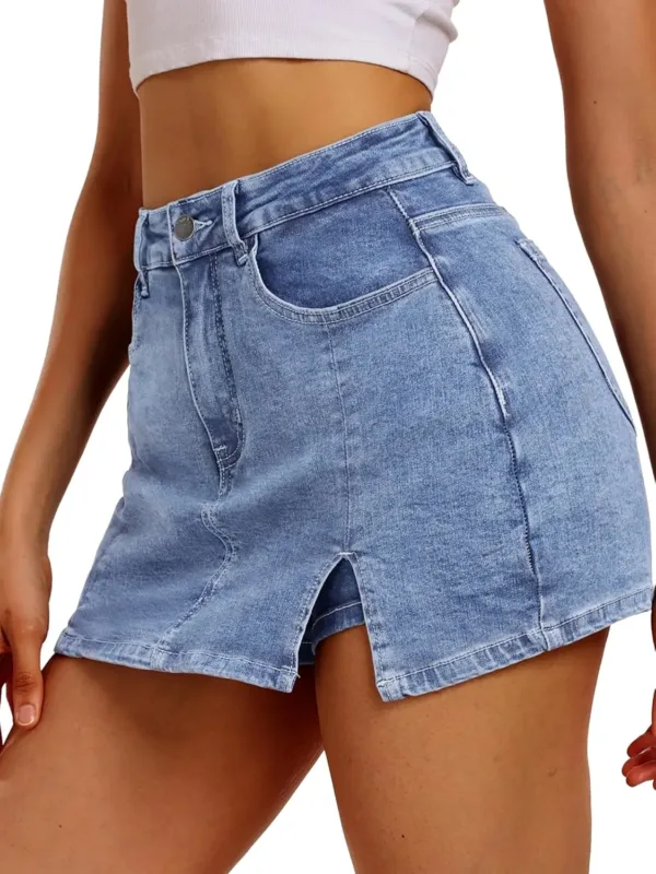 denim skort women 2