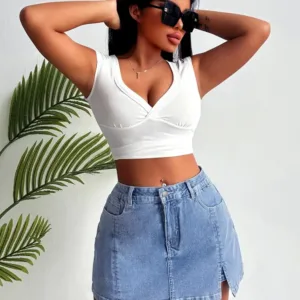 denim skort women 4