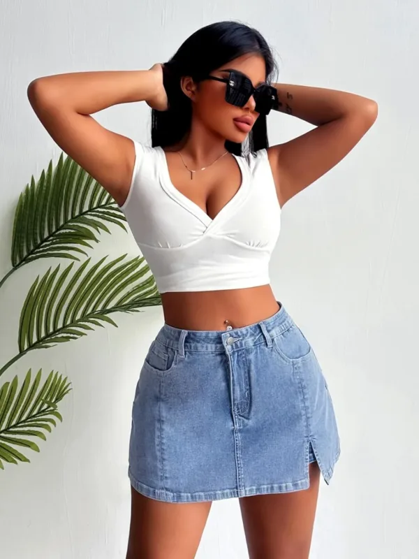 denim skort women 4