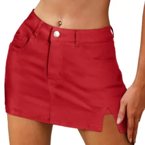 denim skort women 6