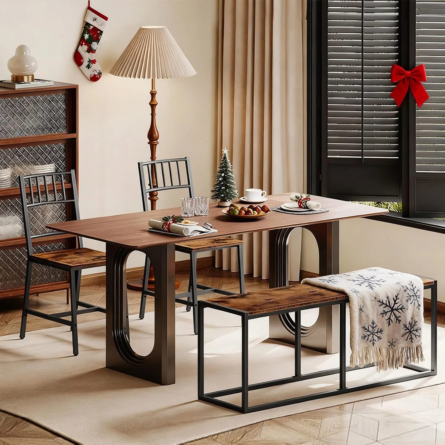 dining bench kitchen entryway 2