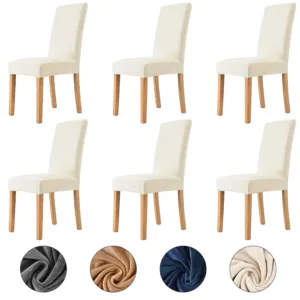 dining chair covers velvet 1