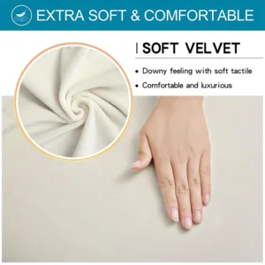 dining chair covers velvet 2