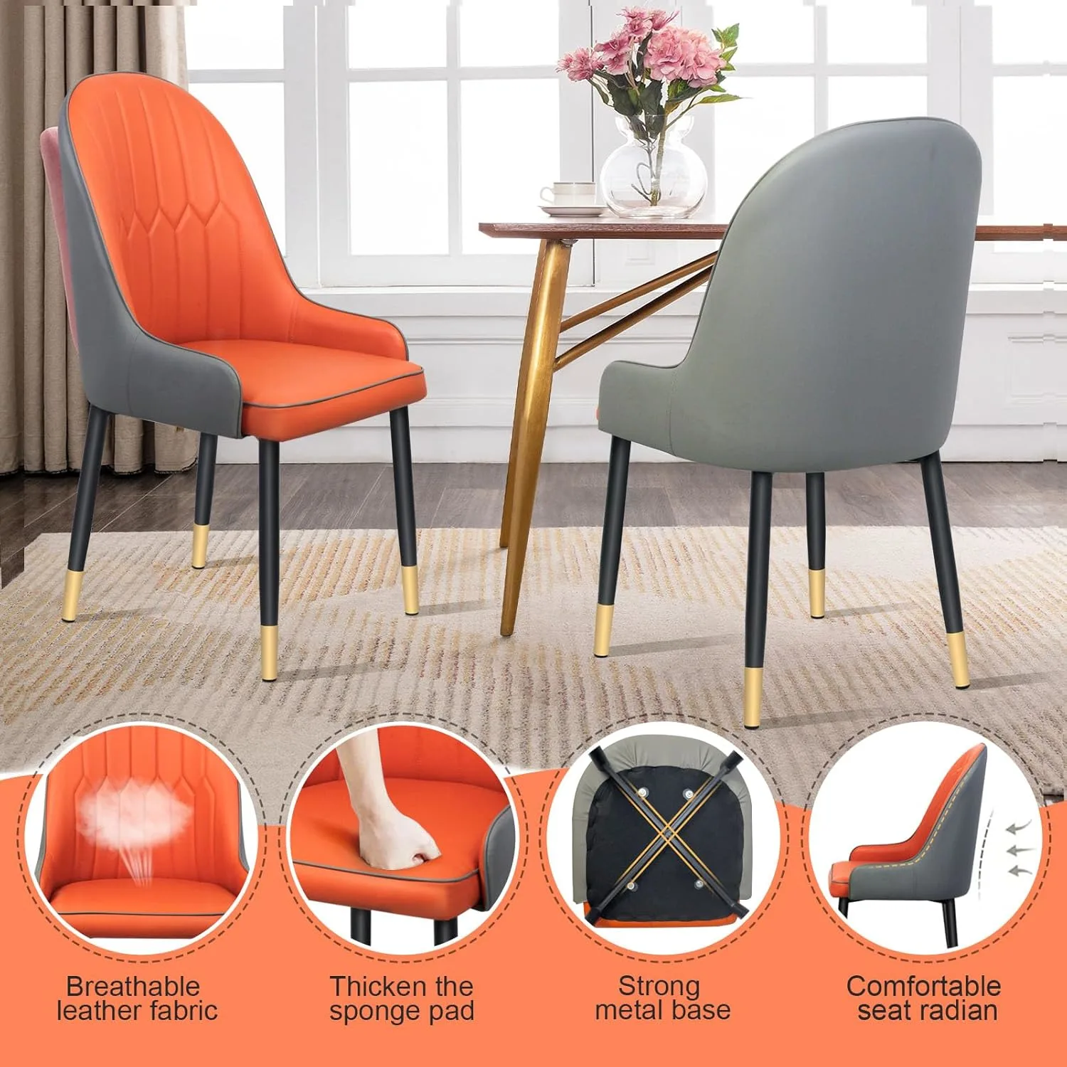 dining chair leather 4